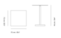 Muuto Linear Steel Cafe Table 95 cm - wymiary.jpg