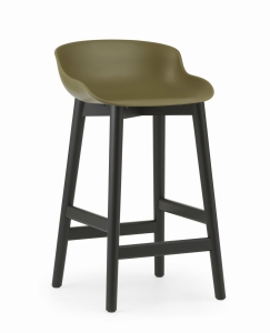 NORMANN COPENHAGEN hoker/stołek barowy HYG BARSTOOL H:65cm - drewniana podstawa - warianty