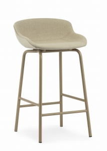 NORMANN COPENHAGEN hoker/stołek barowy tapicerowany BARSTOOL H:65cm - metalowa podstawa - warianty