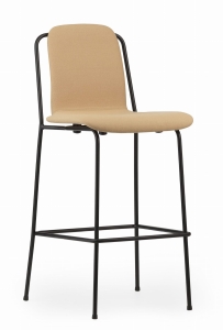 NORMANN COPENHAGEN hoker/stołek barowy tapicerowany STUDIO BAR CHAIR -  H:65cm / H:75cm - warianty wysokości i wykończenia
